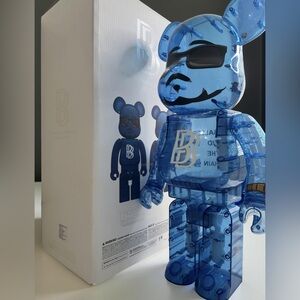 Ben Baller × BE@RBRICK 1000% “Blue Edition” — signed by Ben Baller at ComplexCon